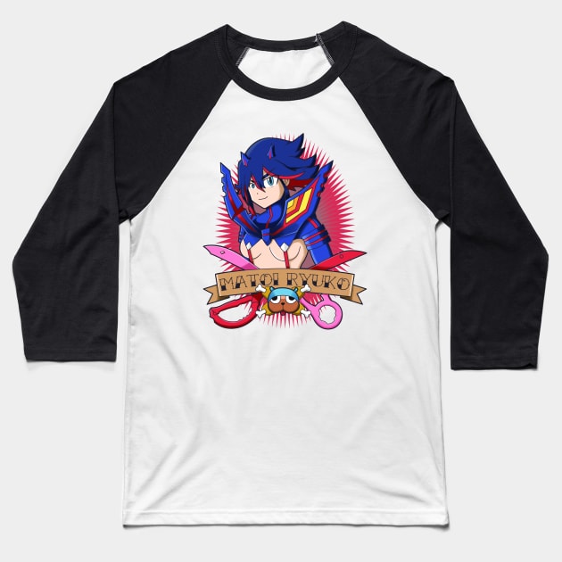 Praise Ryuko Baseball T-Shirt by jRoKk17